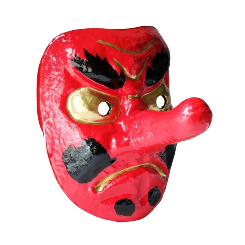 Tengu-Maske aus Papiermaché