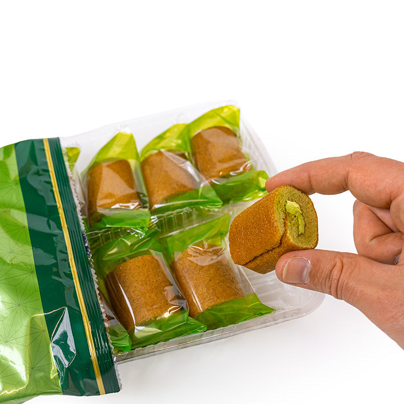 Mini Biskuitrollen – Uji Matcha