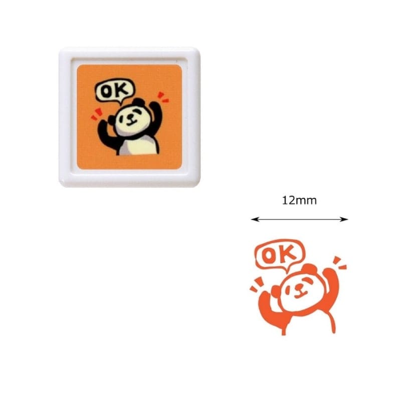 Mini-Stempel Japanischer Panda
