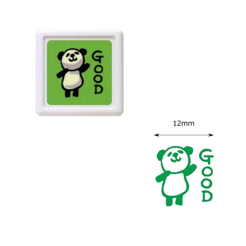Japanische Mini-Stempel Panda - Good