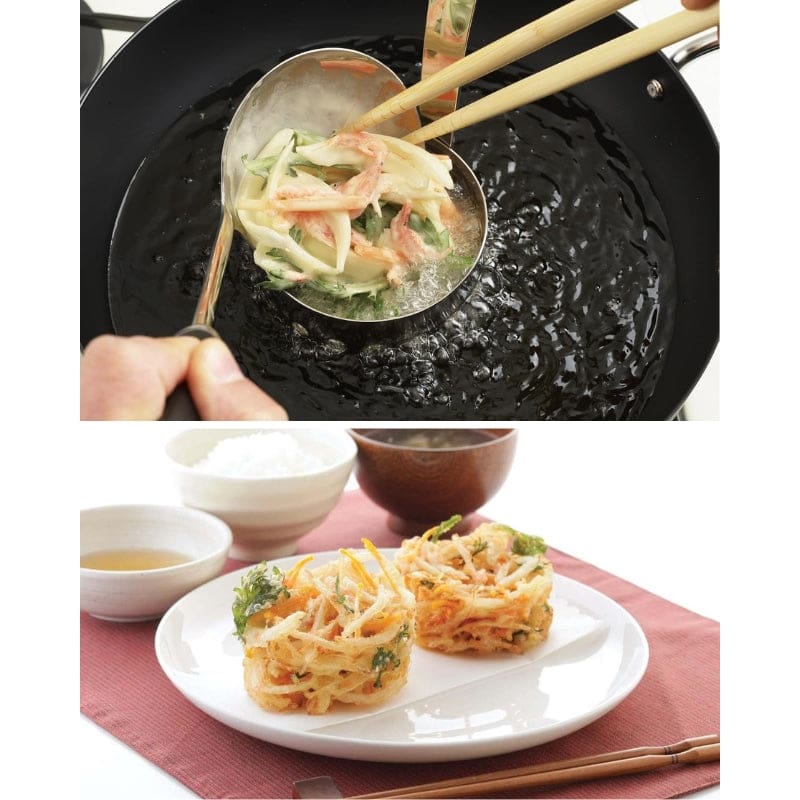 Japanische Kakiage-Form aus Edelstahl