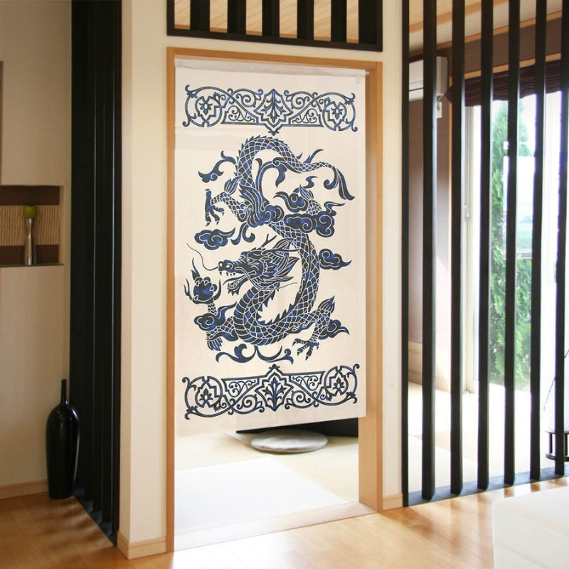 Noren - Japanischer Drache 85 x 150 cm