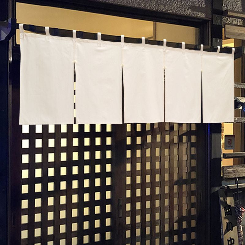 Noren Japanisch Kurz Beige - 175 x 50 cm