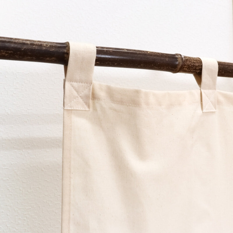 Noren Japanisch Kurz Beige - 175 x 50 cm