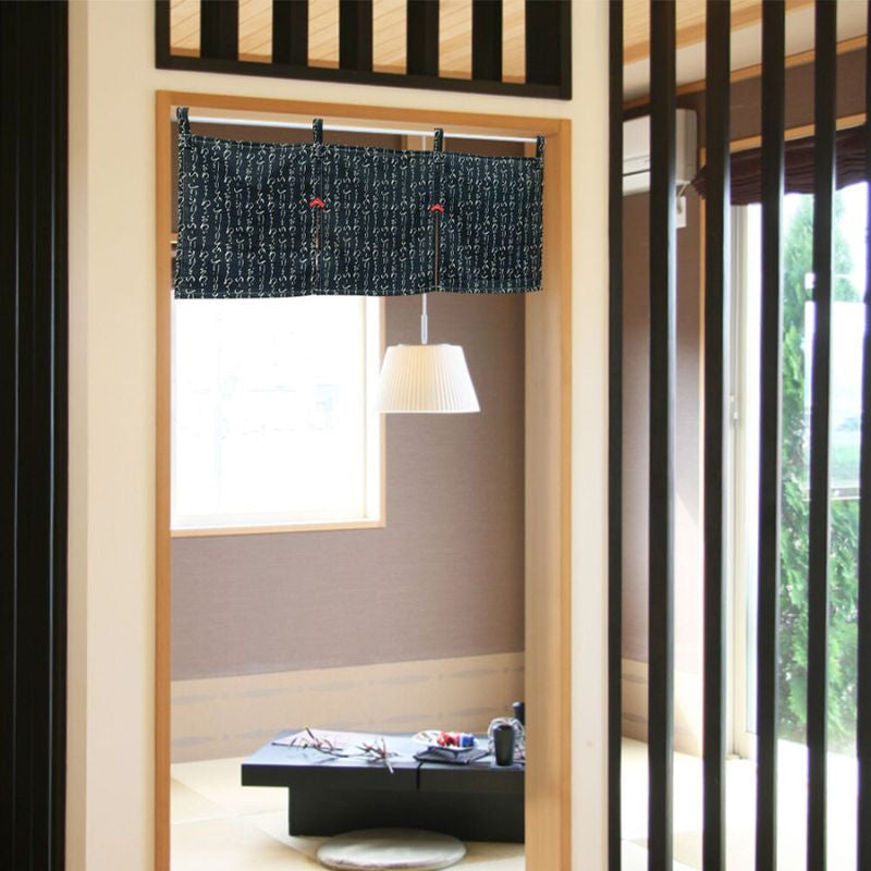 Noren Japanisch Kurz Iroha - 85 x 30 cm