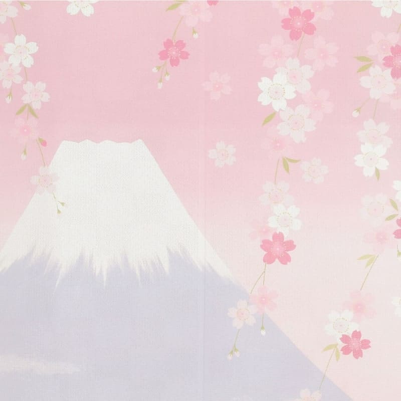 Japanisches Noren Fuji Sakura - 85 x 150 cm