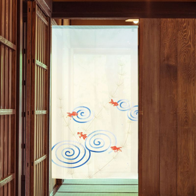 Noren Japanische Kingyo - 85 x 150 cm