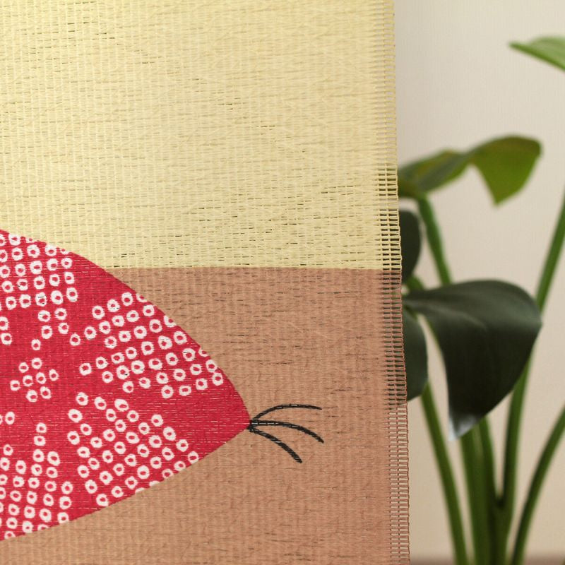 Japanische Noren Sakura Neko - 85 x 150 cm