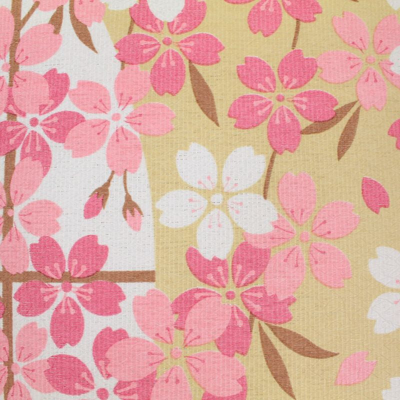 Japanische Noren Sakura Neko - 85 x 150 cm