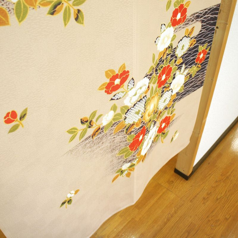 Japanischer Noren Tsubaki - 85 x 150 cm