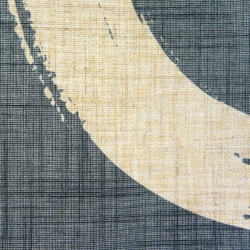 Noren Vorhang Enso Blau 85 x 150 cm