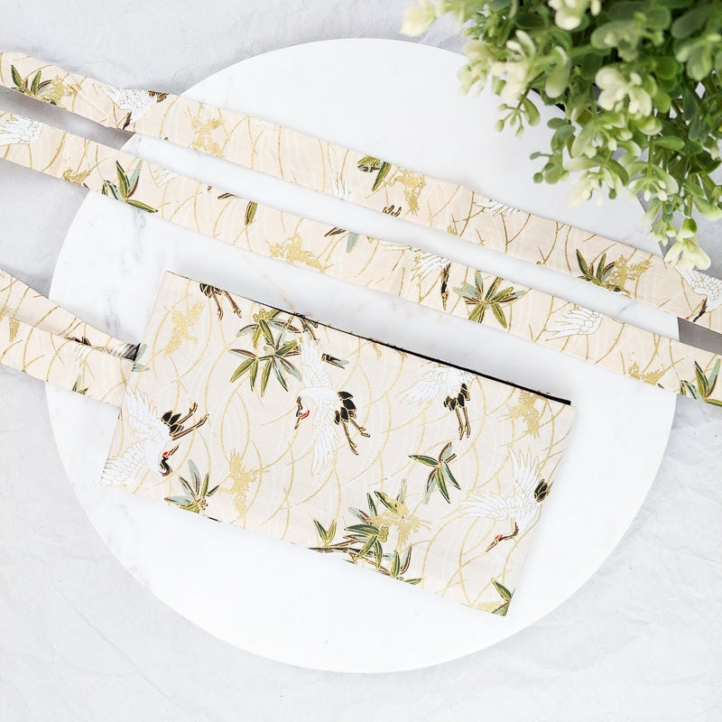 Obi Gürtel Beige - Kranich