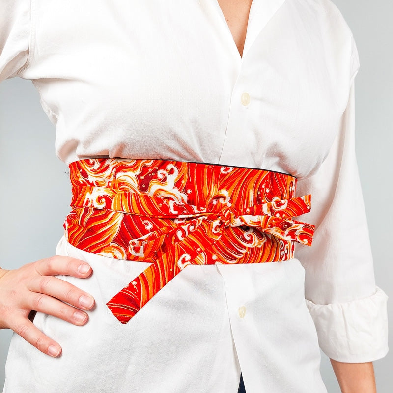 Obi Gürtel Rot - Araumi S