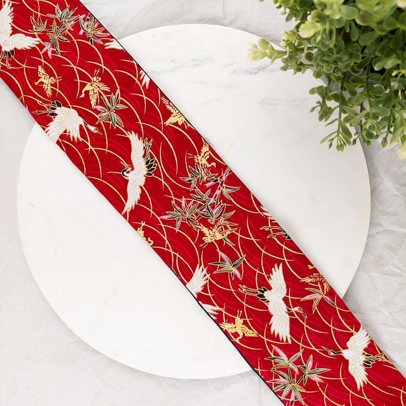 Obi Gürtel Rot - Tsuru