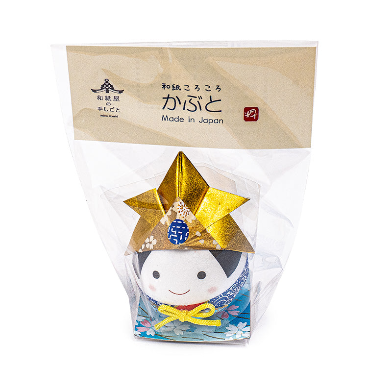 Okiagari Washi Papierfigur - Kabuto