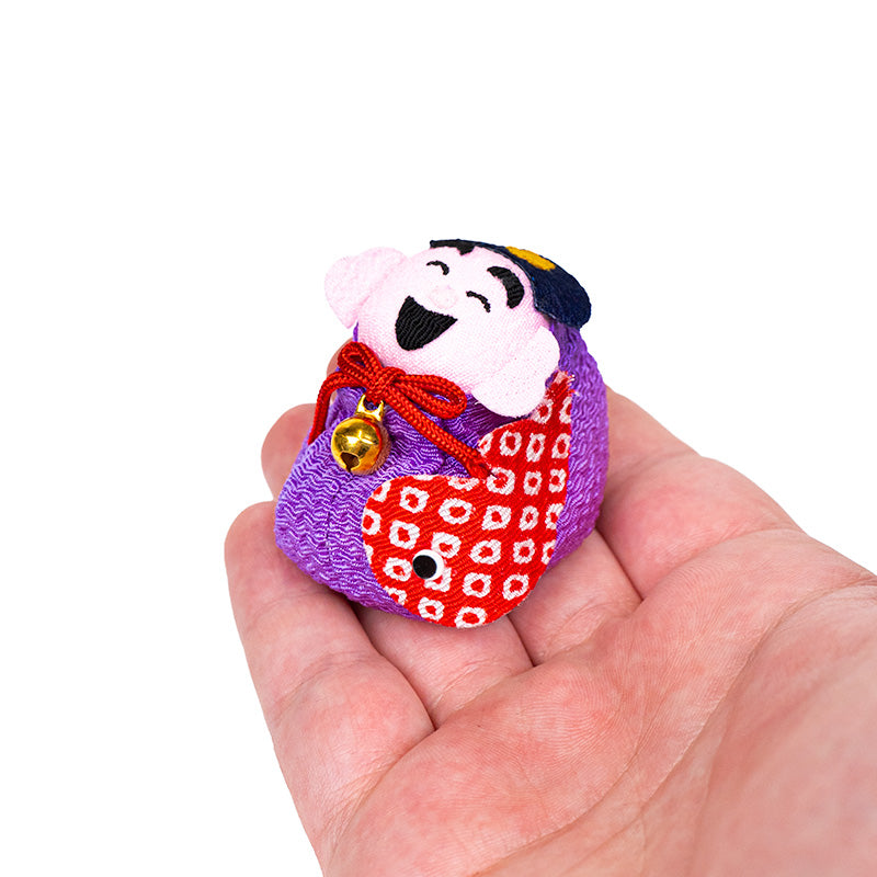 Otedama-Puppe Japanisch Chirimen Ebisu