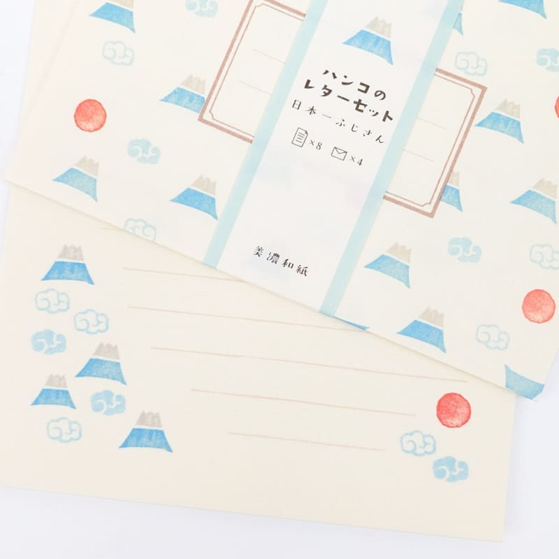 Briefpapier & Umschlag Mont Fuji