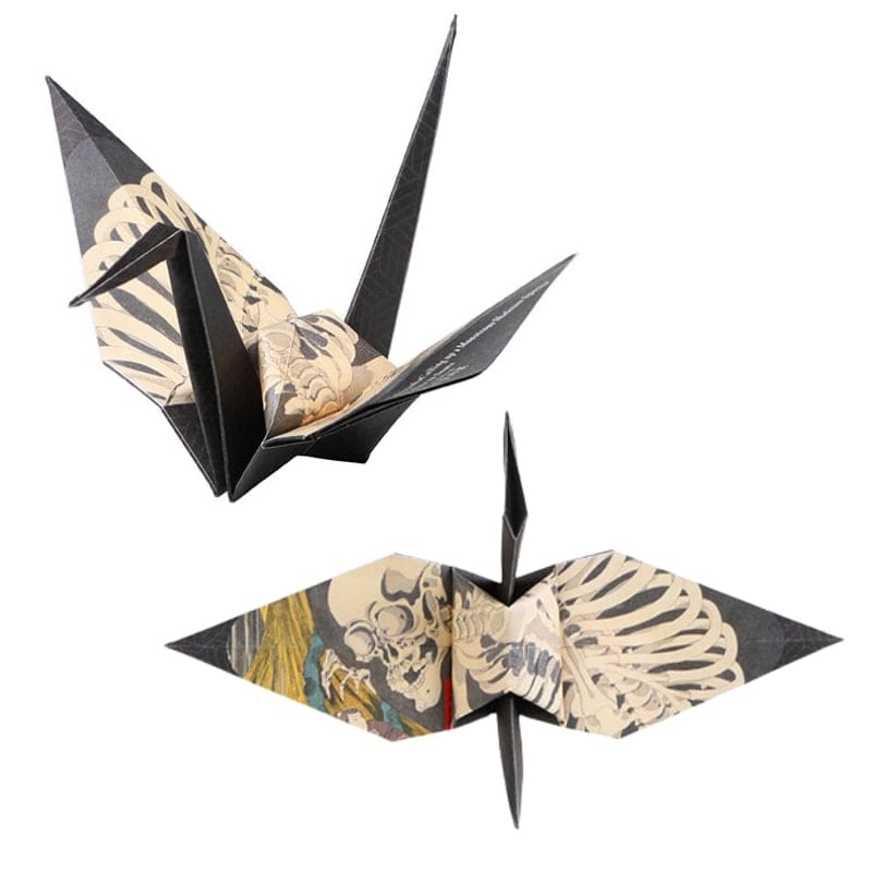 Origami-Papier Falten Kranich Ukiyo-e