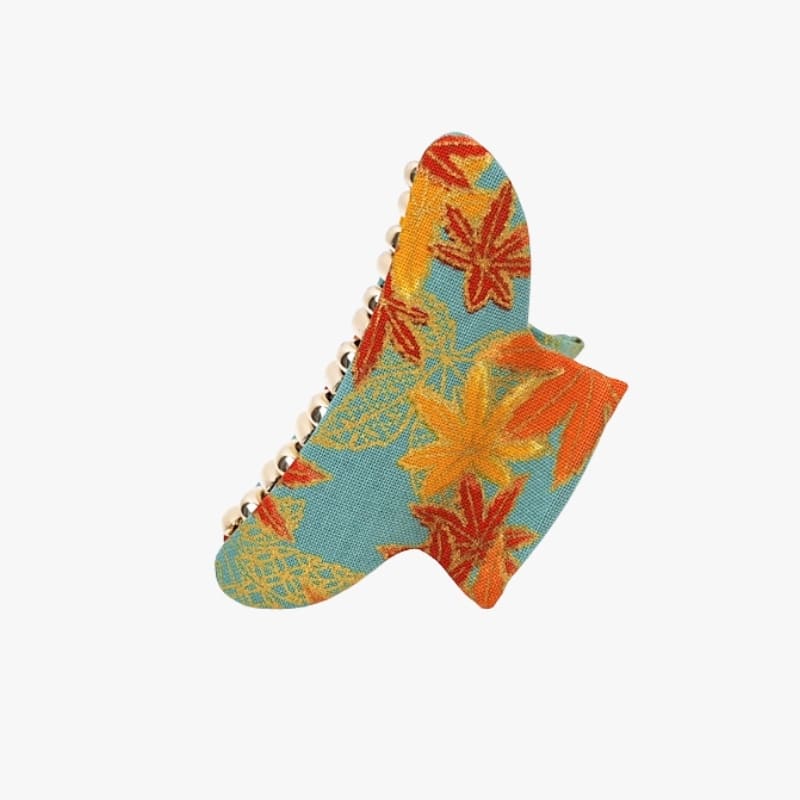 Japanische Stoff-Haarklammern Momiji