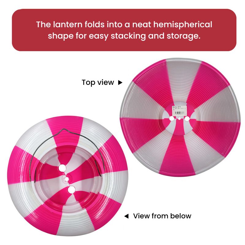 Japanische Laterne Chochin Rosa