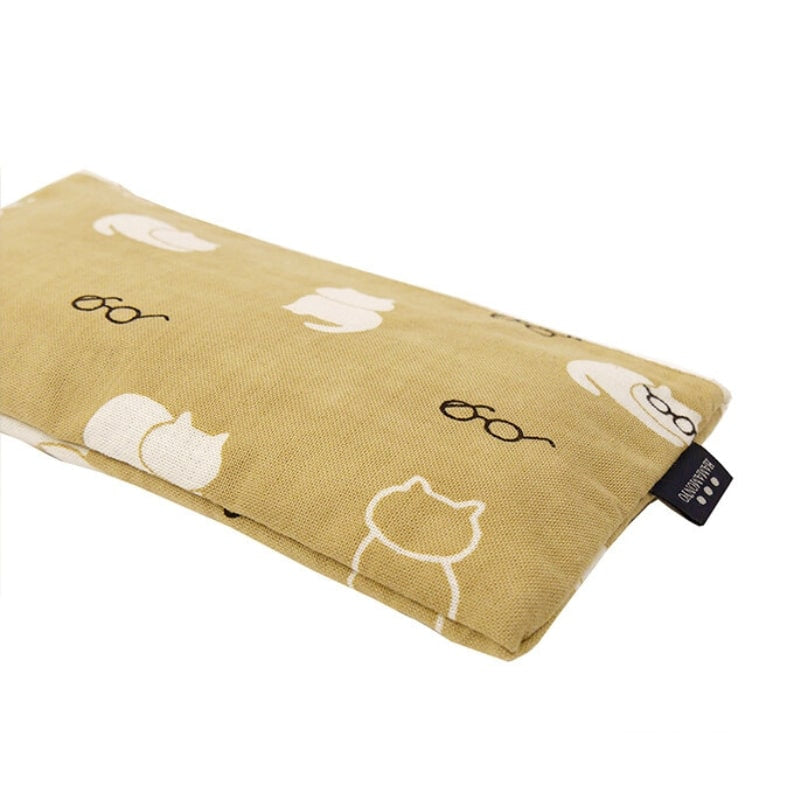Japanisches Täschchen Katze Beige