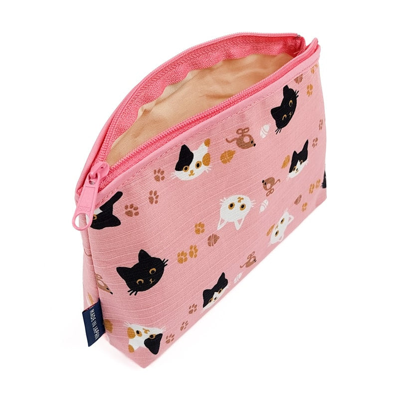 Japanische Mappe Katze Rosa