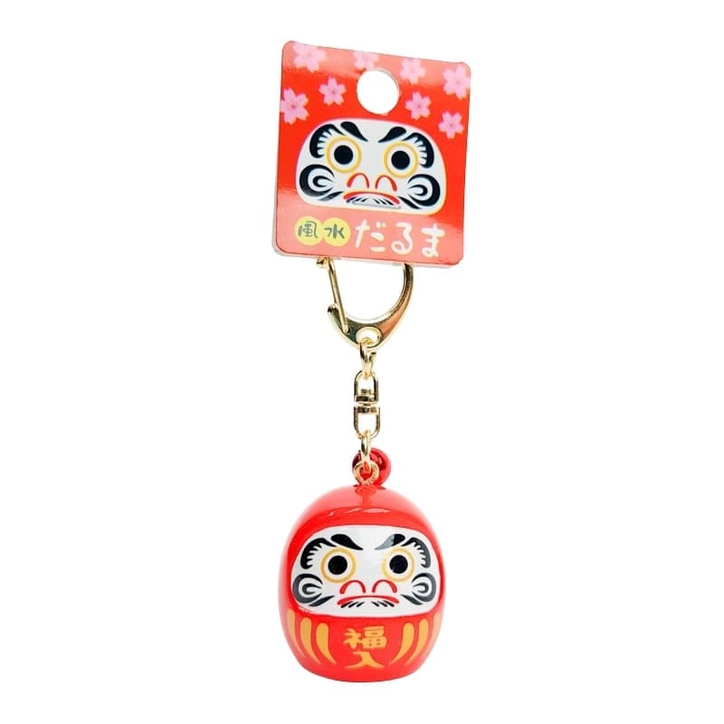 Schlüsselanhänger Grand Daruma - Farbe nach Wahl - Rot