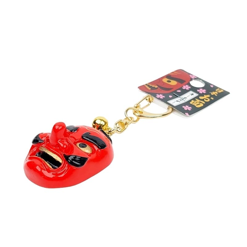 Schlüsselanhänger Tengu-Maske