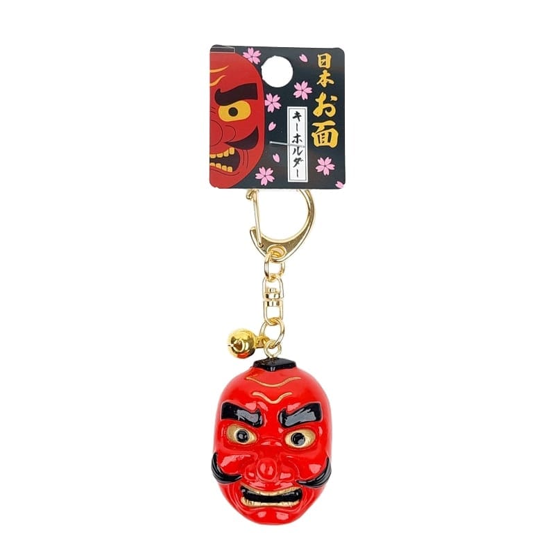 Schlüsselanhänger Tengu-Maske