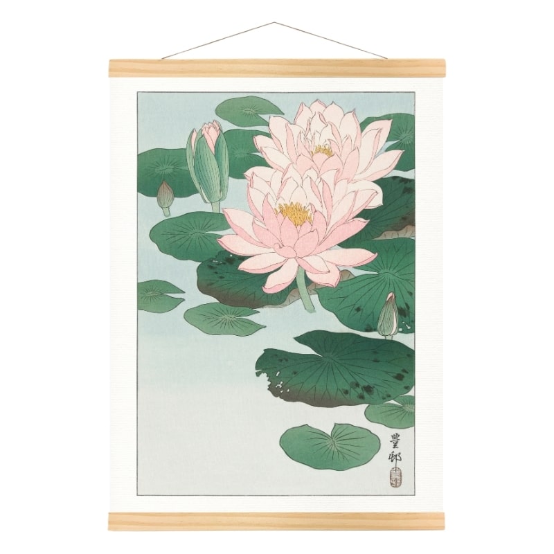 Poster - Stempel Seerosen A3
