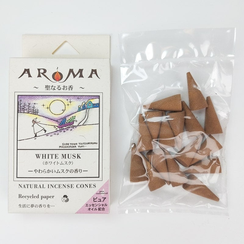 Räucherkegel Weißer Moschus