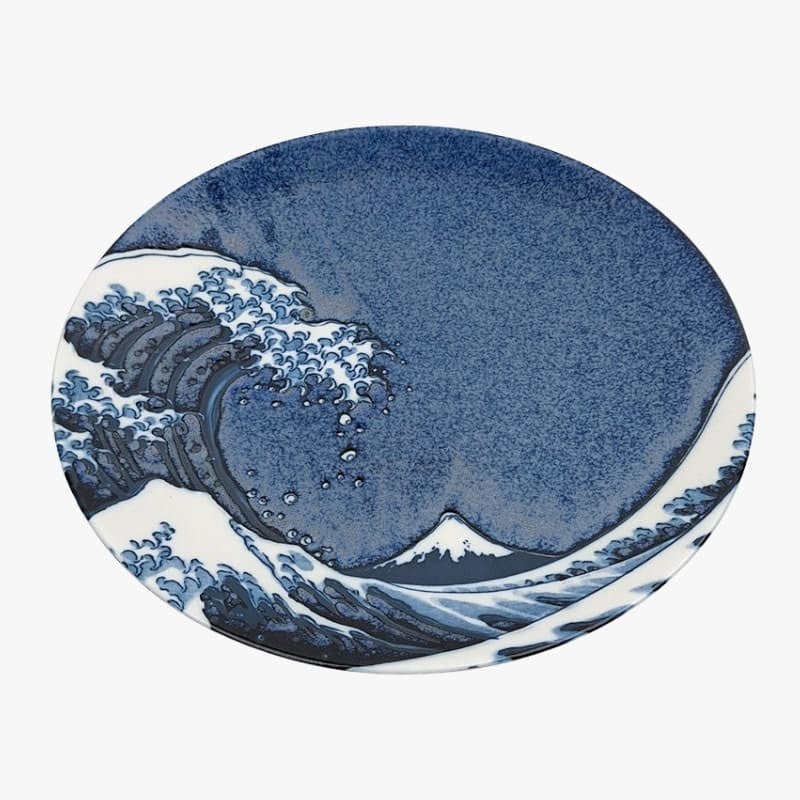 Runder Japanischer Teller - Kanagawa