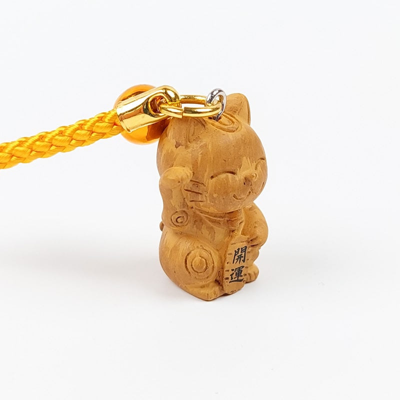 Schlüsselanhänger Katze Maneki Neko