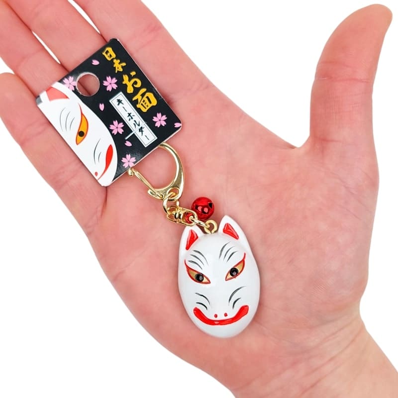 Schlüsselanhänger - Maske Kitsune