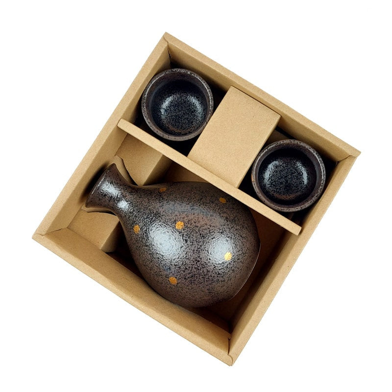 Japanisches handgemachtes Sake-Set