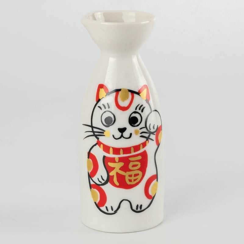 Sake-Set Maneki Neko