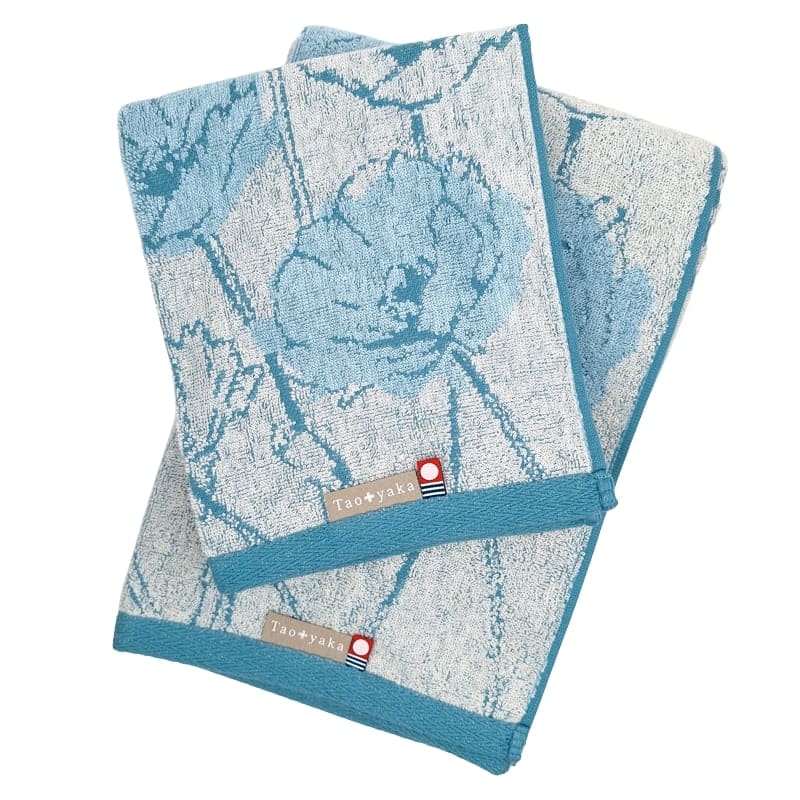 Serviette Japonaise Visage Coquelicot