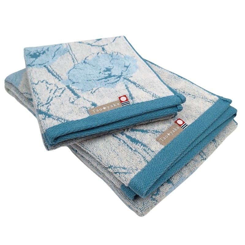 Serviette Japonaise Visage Coquelicot