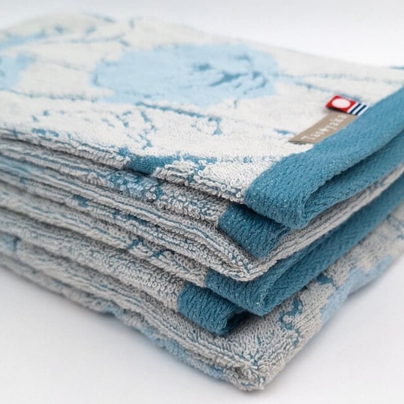 Serviette Japonaise Visage Coquelicot