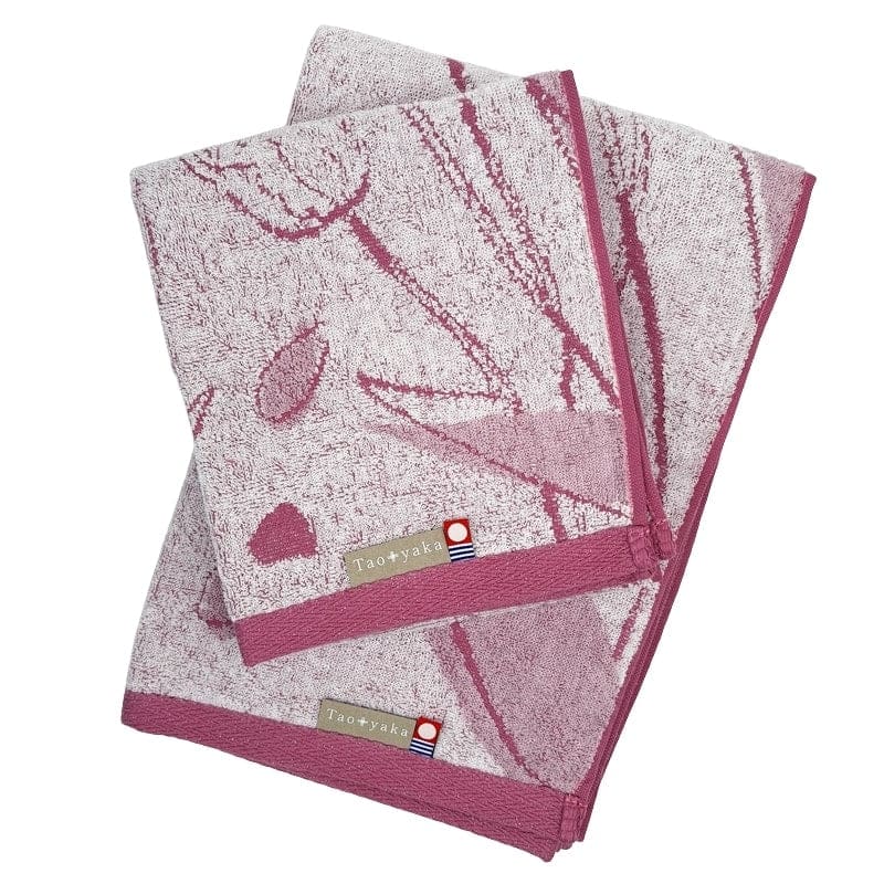 Serviette Japonaise Visage Tulipe