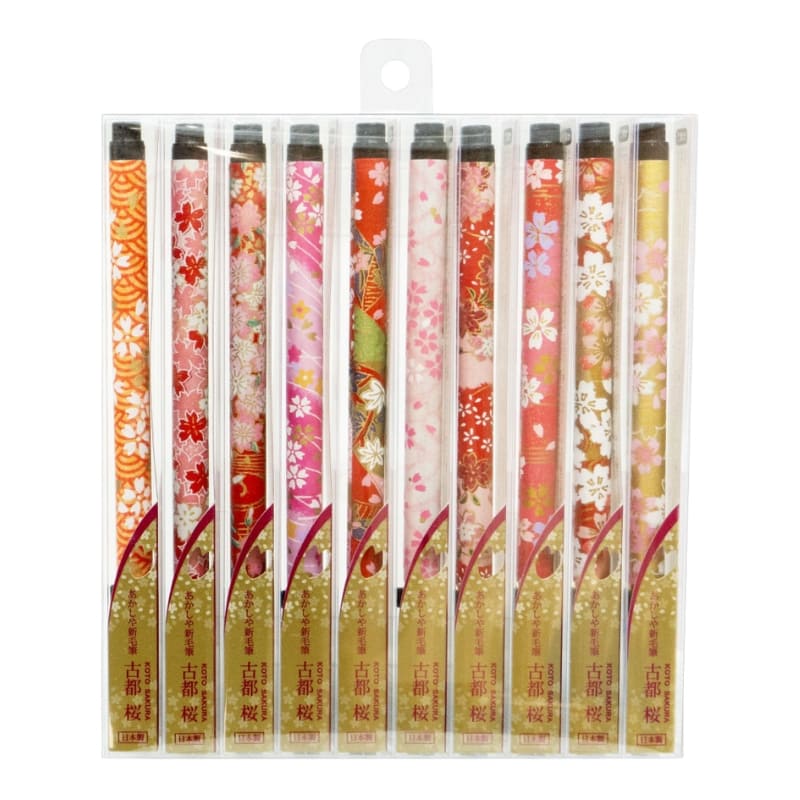 Set 10 Japanische Koto Pinselstifte Sakura