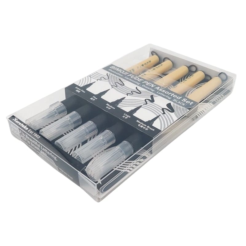 Set 5 Filzstifte Pinsel Bimoji Fude Pen