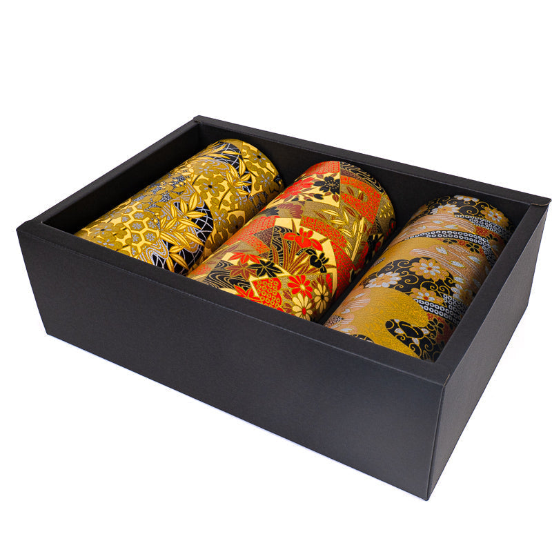 Set aus Drei Teedosen - Kogane