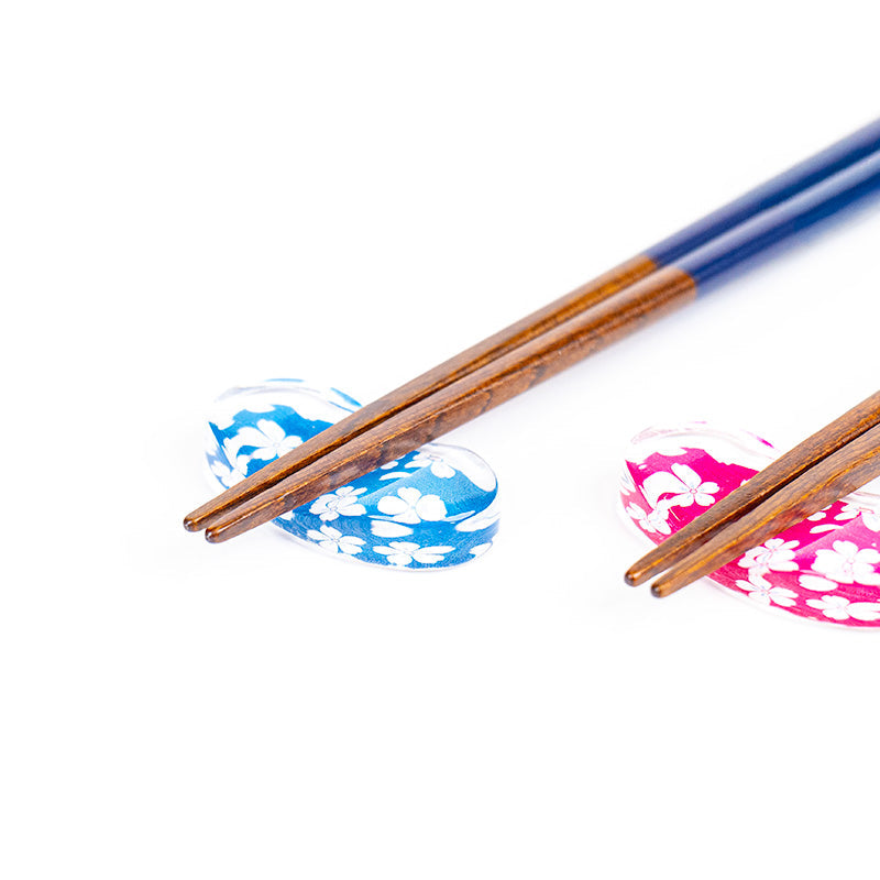 Set aus japanischen Essstäbchen „Sakura Usagi“ & Halter