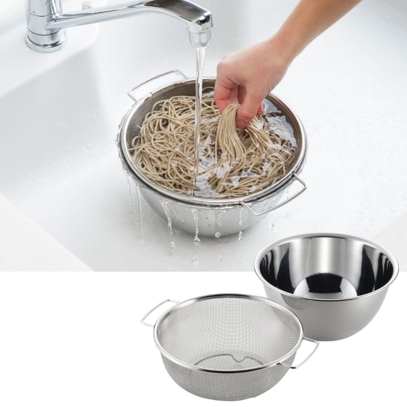 Set Japanische Reisschüssel & -sieb