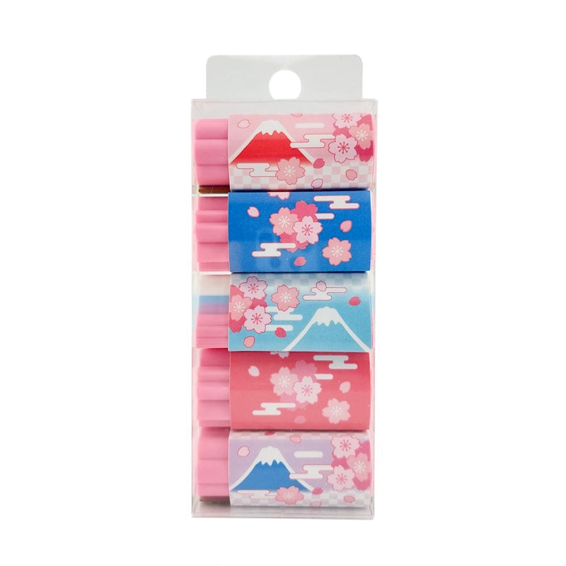 5er-Set Radiergummi Blossom