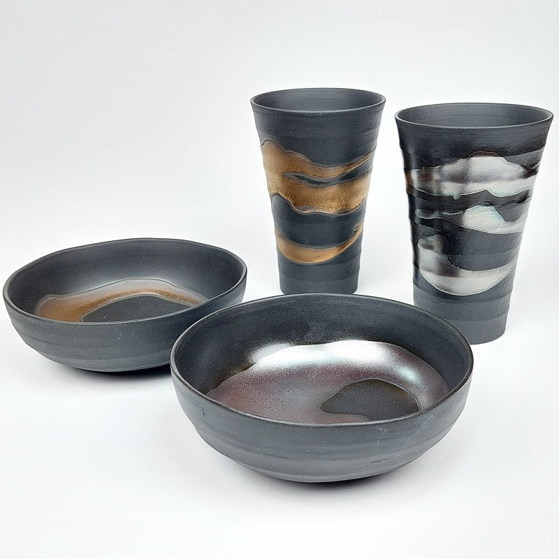 Set Japanische Tassen & Schalen