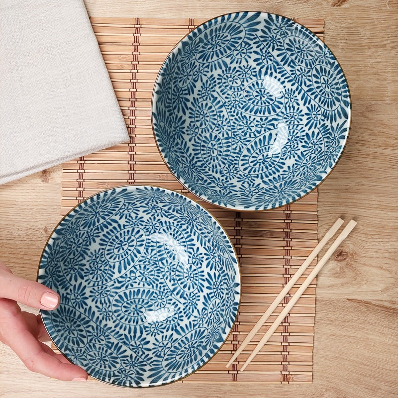 Set mit 2 Großen Japanische Schalen