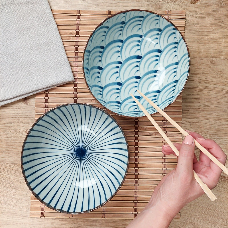 Set mit 2 Japanischen Ramenschalen