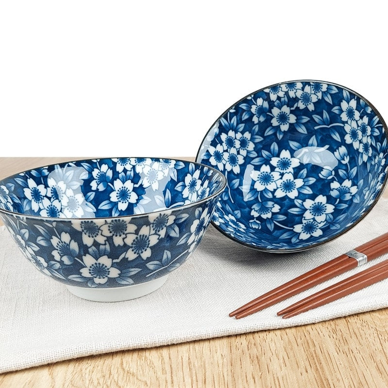 Set mit 2 Japanischen Reisschalen